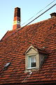 Střecha jednoho z domů ve východní části města Piława Górna, Polsko}n English: Roof of one of the houses in Piława Górna, Poland