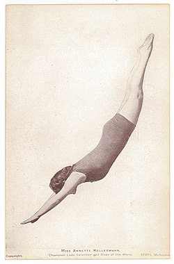 Pictorial post card, Miss Annette Kellermann, Champion Lady Swimmer and Diver of the World (6940034073).jpg