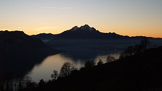 Pilatus and Lake Lucerne