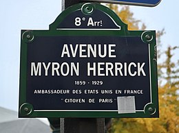 Illustrasjonsbilde av artikkelen Avenue Myron-Herrick