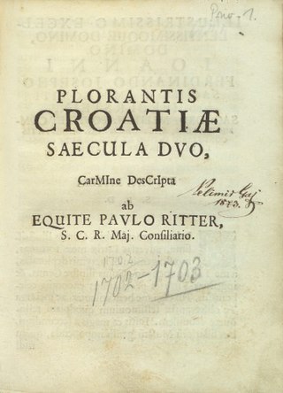 <i>Plorantis Croatiae saecula duo</i>