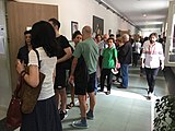 Polling queues during 2018 Turkish elections in Istanbul, July 24 2018Image donated to Wikimedia UK by Mark Lowen, former BBC correspondent in Turkey.{{subst:OP}}