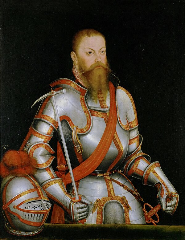 Maurice of Saxony by Lucas Cranach the Younger