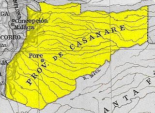 <span class="mw-page-title-main">Casanare Province</span> Province of Gran Colombia