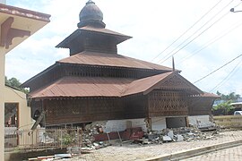 Masjid Pucok Krueng ketika gempa