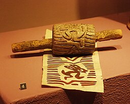Puebla - Museo Amparo - Tampon lapin Mexica 1500dC