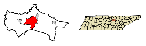 File:Putnam County Tennessee Incorporated and Unincorporated areas Cookeville Highlighted 4716920.svg