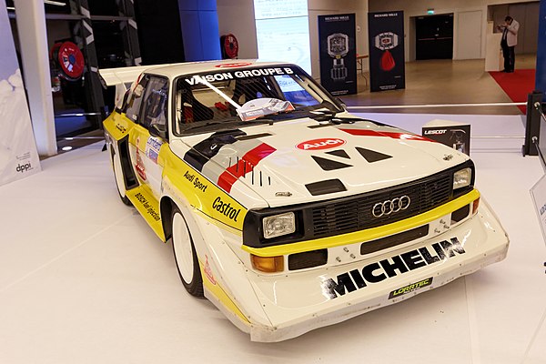 An Audi Sport Quattro S1 E2, one of the most powerful Group B cars.