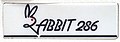 Rabbit 286 badge