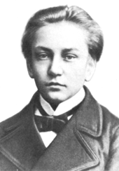 Rainis at age of 15.