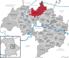 Lage der Gemeinde Regenstauf im Landkreis Regensburg