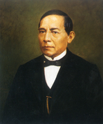 ベニート・フアレス(メキシコ大統領)の肖像画　(1861)