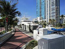 Along RiverWalk, New River, Fort Lauderdale, Florida Riverwalk, Fort Lauderdale, Florida,USA. - panoramio.jpg