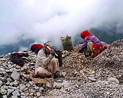 Image 32Road workers crushing rocks, in the mountains near Kullu (from Roadworks)