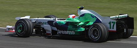 Rubens Barrichello signe le premier podium pour Honda depuis le GP du Brésil 2006.