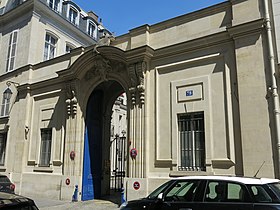 Vue de la mission diplomatique