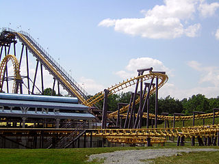Batwing (roller coaster) Flying roller coaster at Six Flags America
