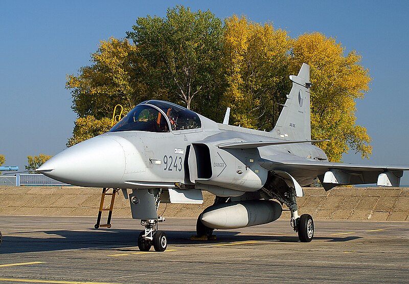 File:Saab Gripen (9243) of the Czech Air Force.jpg