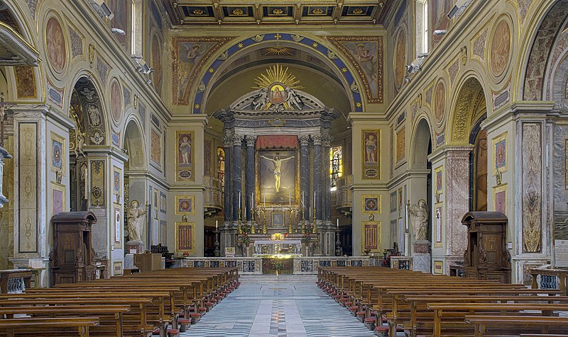 File:San Lorenzo in Lucina (Rome) - Interior HDR.jpg