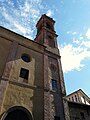 Campanile della chiesa dell'Assunta, Savigliano, Piemonte, Italia