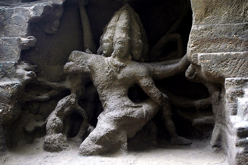 File:Sculpture Cave 16 Ellora.jpg