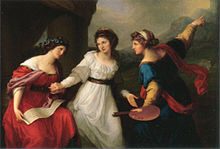 Self-portrait, Hesitating between the Arts of Music and Painting by Angelica Kauffmann Self-portrait Hesitating between the Arts of Music and Painting by Angelica Kauffmann.jpg