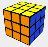 Rubik's cubes (3×3×3).