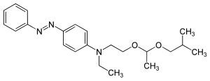 Struktur von Solvent Yellow 124