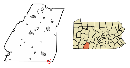 File:Somerset County Pennsylvania Incorporated and Unincorporated areas Wellersburg Highlighted.svg