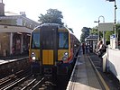 A South West Trains Class 458 which was converted from a former Gatwick Express Class 460. The unit number is 458533.