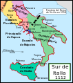 El sur de Italia en 1112.
