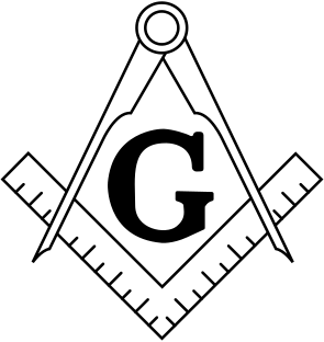 The Masonic Square and Compasses