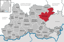 Kaart van Stühlingen