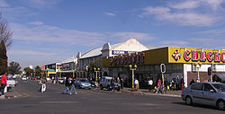 Central business district in Standerton.
