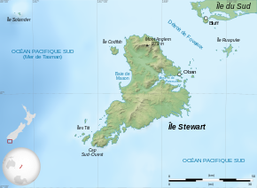 Description de l'image Stewart Island map-fr.svg.
