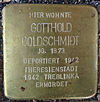 Stolperstein Englische Planke 14 (Gotthold Goldschmidt) in Hamburg-Neustadt.JPG