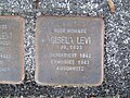 der Stolperstein für Gisela Levi