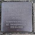 Stumbling block for Ludwig Schetter (Windmühlenstraße 37)