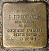 Stolperstein Krumme Str 12 (Charl) Elfriede Cahn.jpg