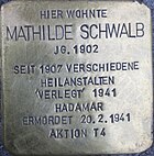 Stumbling block Wettenberg Mathilde Schwalb.jpg