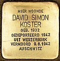 Stolperstein für David Simon Koster (Rotterdam).jpg