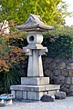 Stone lantern at Hōkoku, a Shinto shrine in Chuo-ku.