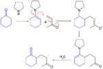 Miniatuur voor Stork-enamine-alkylering