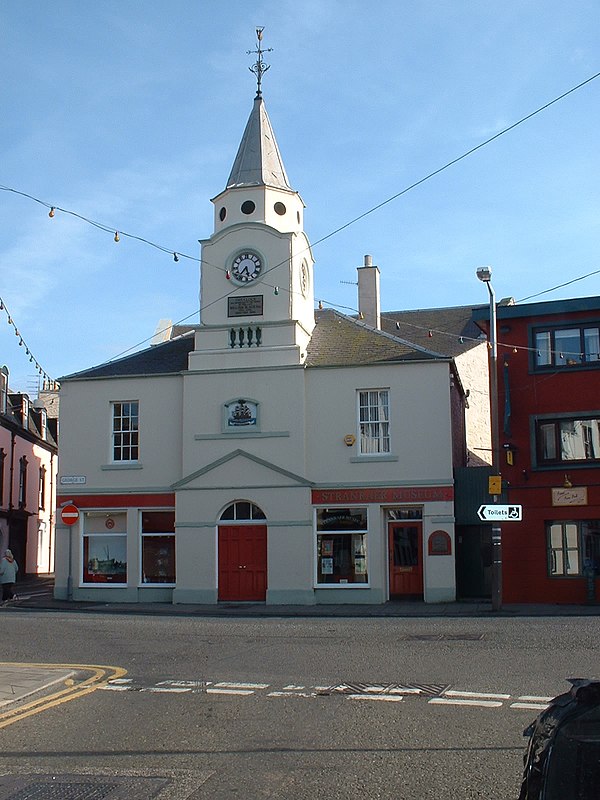 The Old Town Hall, completed in 1777 (now occupied by the Stranraer Museum)