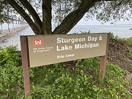 Sturgeon Bay Shipping Canal Sign.jpg