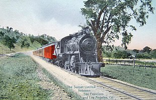 The train when it ran between New Orleans and San Francisco