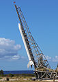 Super-Strypi-Rakete auf der Kauai Test Facility