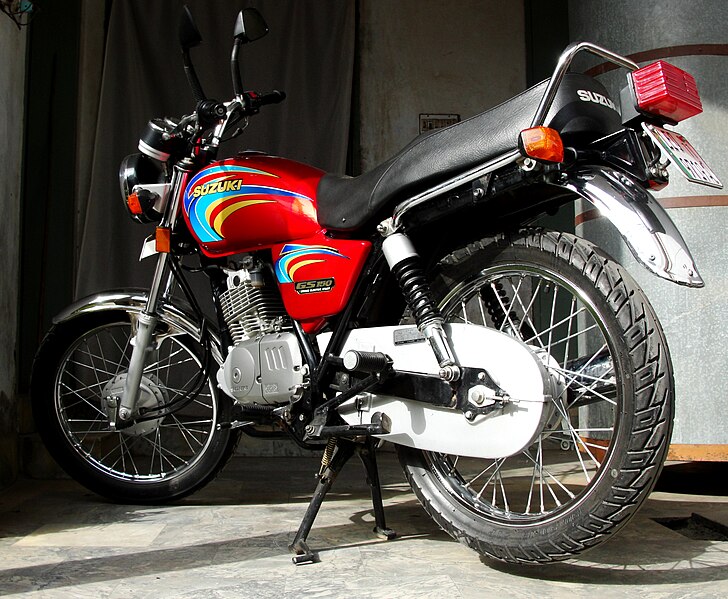 File:Suzuki GS-150 Motorcycle in Lahore, Pakistan.JPG