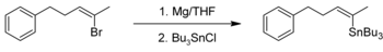 Synthese van een organotinverbinding