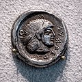 Syrakosai - 475-465 BC - silver drachma - young rider - head of Arethousa - Berlin MK AM 18205495